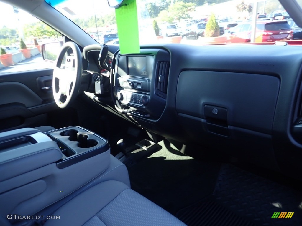 2017 Silverado 1500 Custom Double Cab 4x4 - Red Hot / Dark Ash/Jet Black photo #15