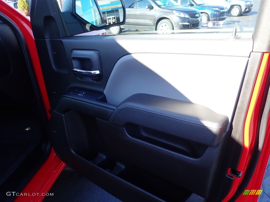 2017 Silverado 1500 Custom Double Cab 4x4 - Red Hot / Dark Ash/Jet Black photo #16