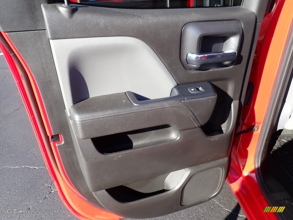 2017 Silverado 1500 Custom Double Cab 4x4 - Red Hot / Dark Ash/Jet Black photo #24