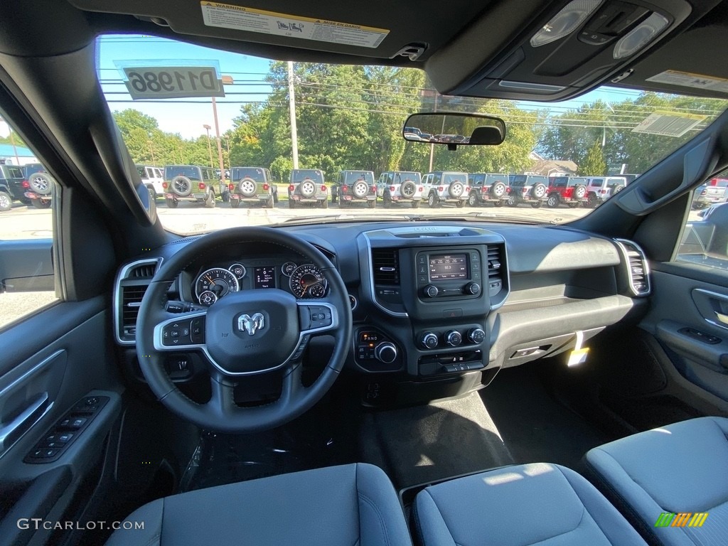 Diesel Gray/Black Interior 2021 Ram 1500 Big Horn Quad Cab 4x4 Photo #139606254