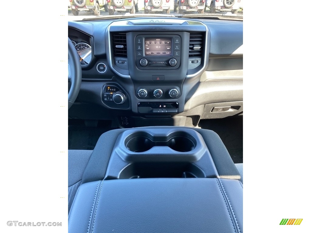 2021 Ram 1500 Big Horn Quad Cab 4x4 Diesel Gray/Black Dashboard Photo #139606305