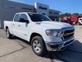 2021 Bright White Ram 1500 Big Horn Quad Cab 4x4  photo #1