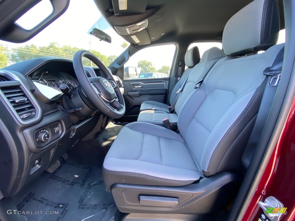 2021 1500 Big Horn Quad Cab 4x4 - Delmonico Red Pearl / Diesel Gray/Black photo #7