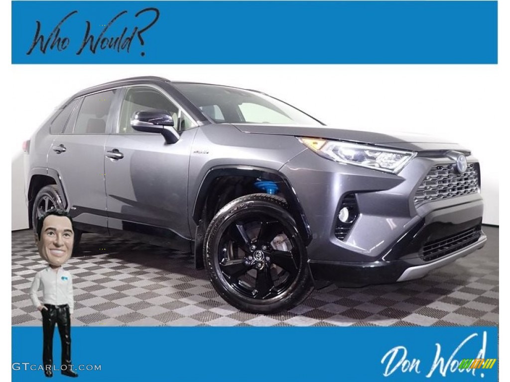 2019 RAV4 XSE AWD Hybrid - Magnetic Gray Metallic / Black photo #1