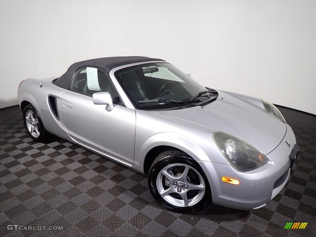 Liquid Silver 2002 Toyota MR2 Spyder Roadster Exterior Photo #139607925