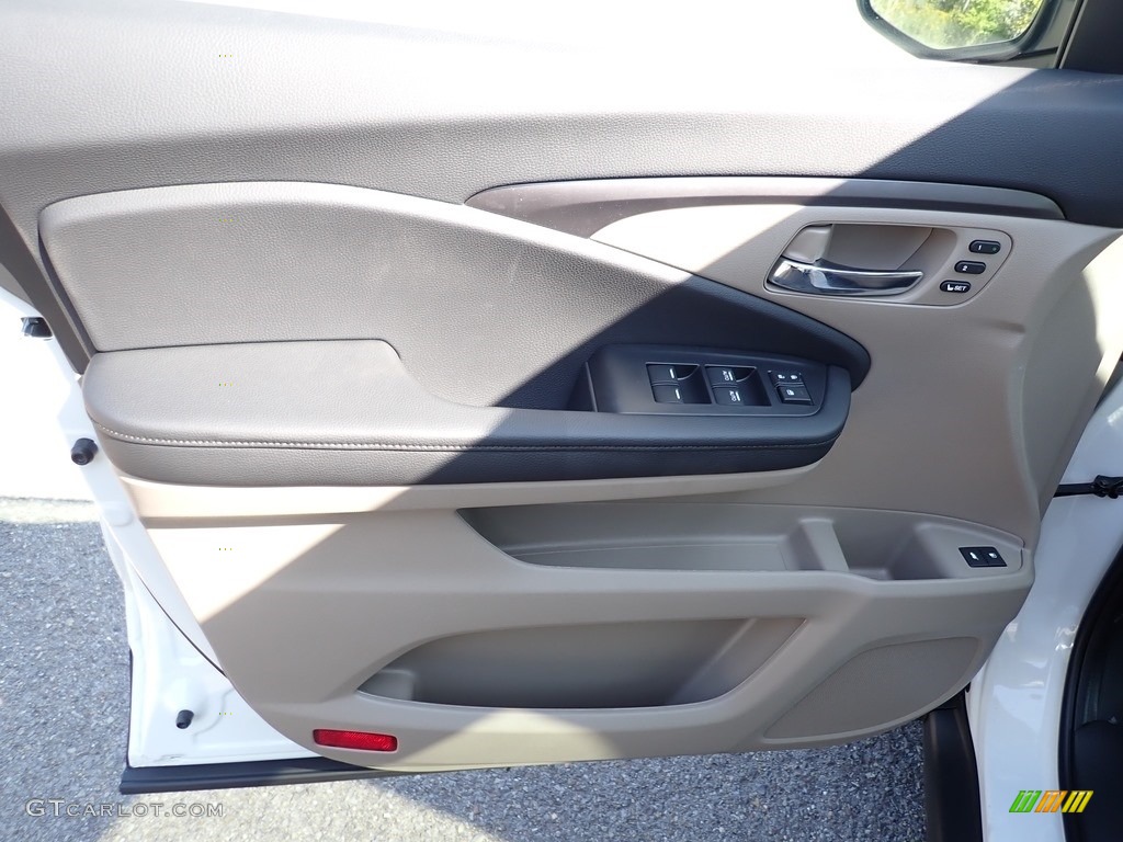 2021 Honda Pilot EX-L AWD Beige Door Panel Photo #139609059