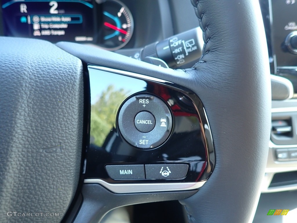 2021 Honda Pilot EX-L AWD Beige Steering Wheel Photo #139609176