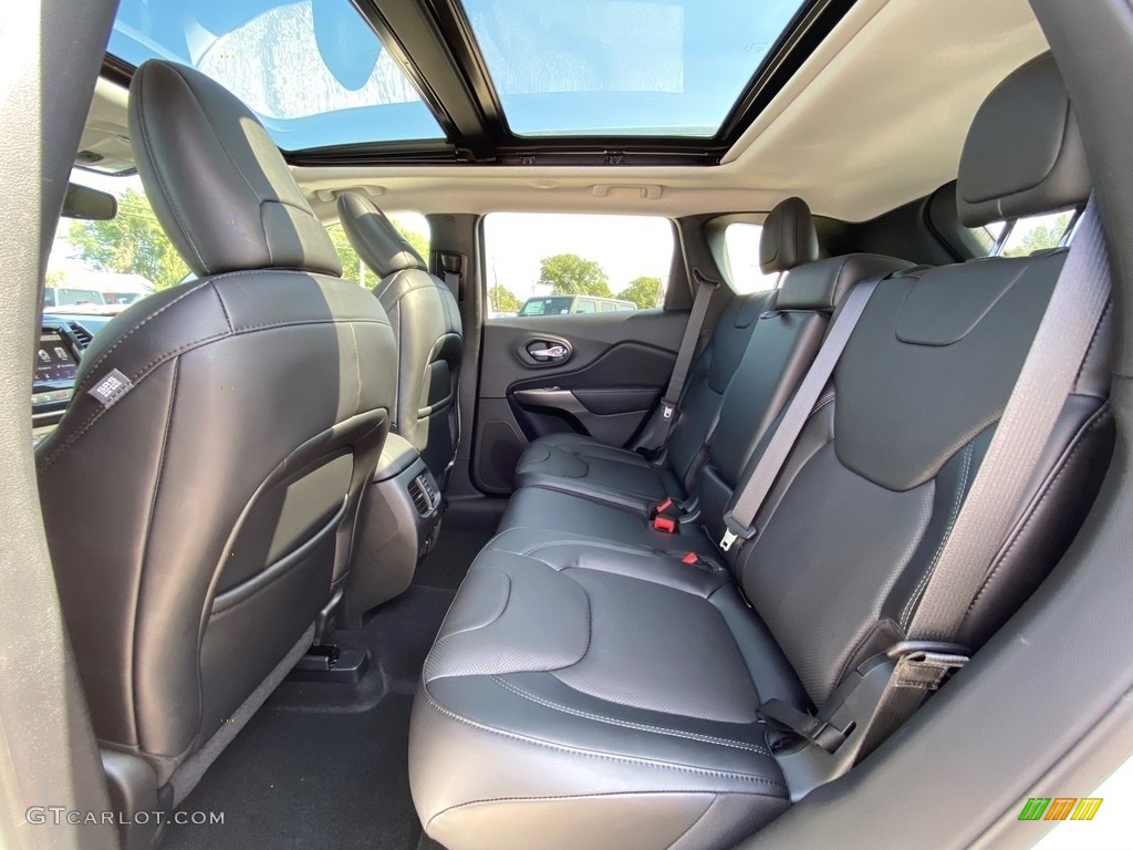 Black Interior 2021 Jeep Cherokee Latitude Lux 4x4 Photo #139609332