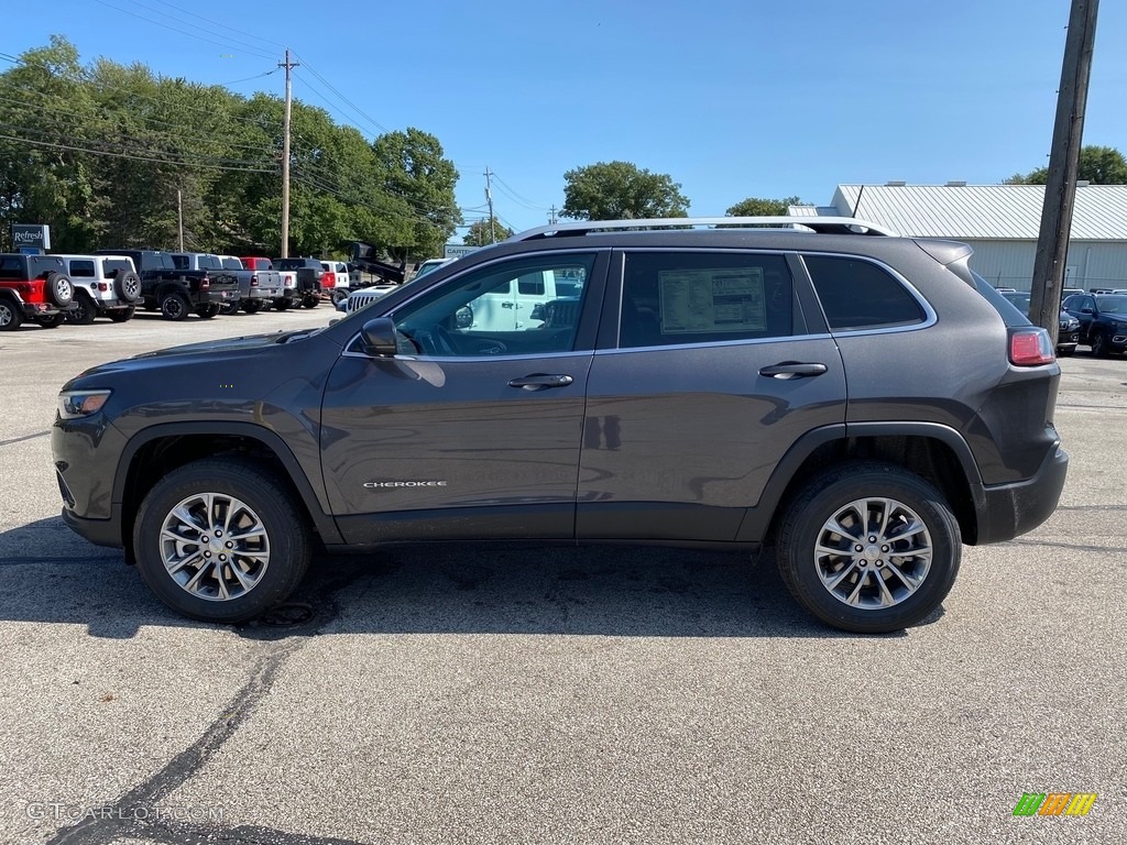 Granite Crystal Metallic 2021 Jeep Cherokee Latitude Lux 4x4 Exterior Photo #139609431
