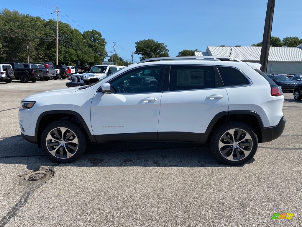 Bright White 2021 Jeep Cherokee Limited 4x4 Exterior Photo #139609749