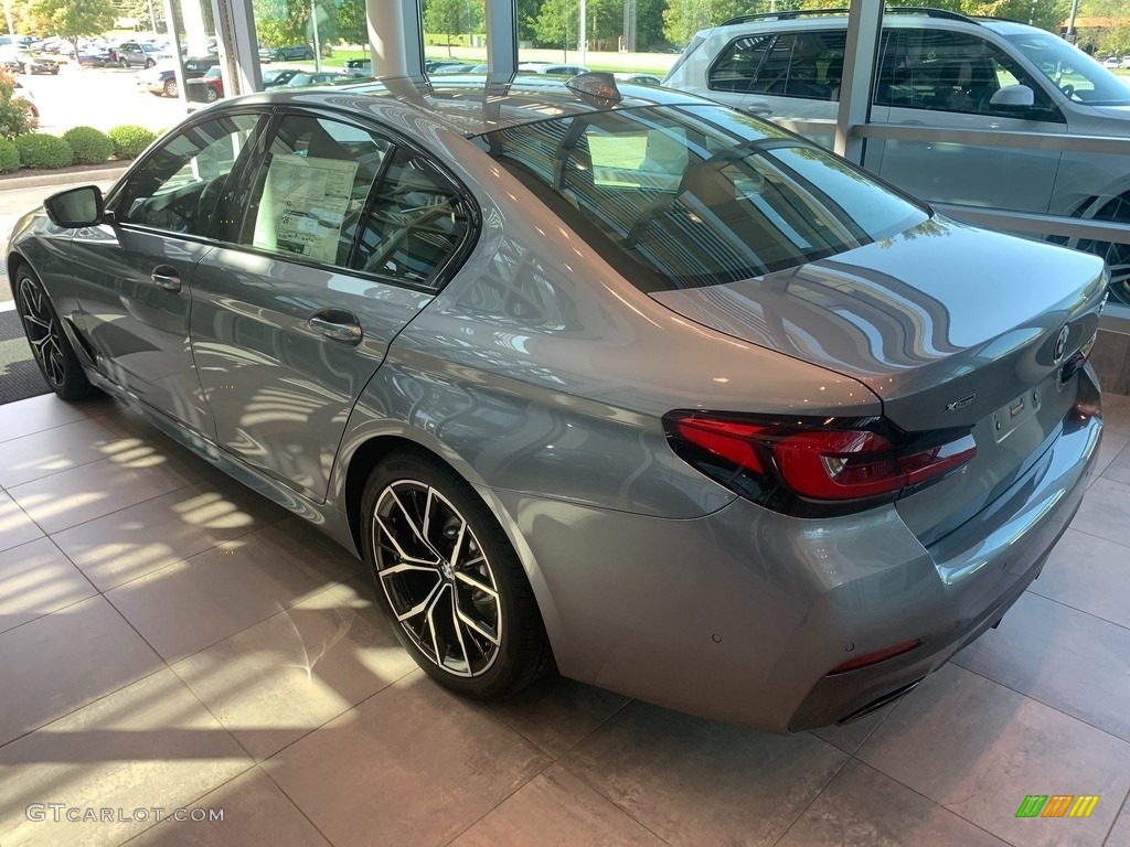 2021 5 Series 540i xDrive Sedan - Bluestone Metallic / Canberra Beige photo #2