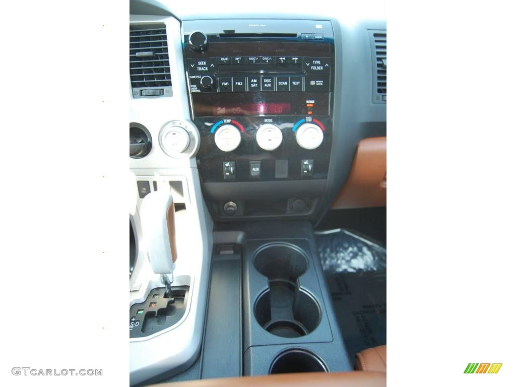 2008 Tundra Limited TRD Double Cab - Desert Sand Mica / Red Rock photo #12