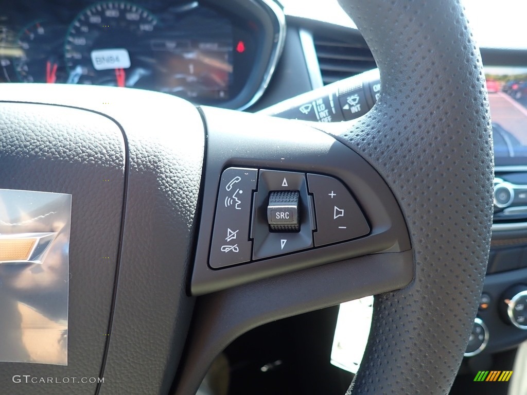 2021 Chevrolet Trax LT AWD Jet Black Steering Wheel Photo #139611282