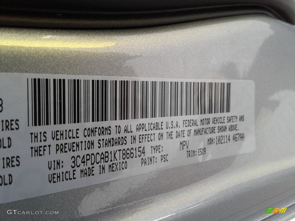 2019 Journey Color Code PSC for Billet Photo #139611459