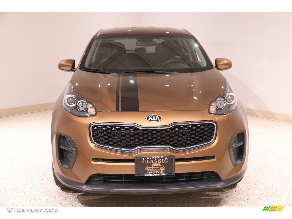 2017 Sportage LX - Burnished Copper / Black photo #2