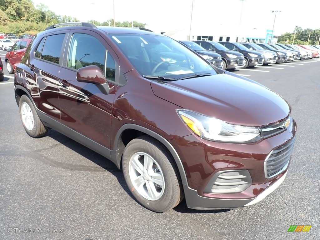 Black Cherry Metallic 2021 Chevrolet Trax LT Exterior Photo #139611828