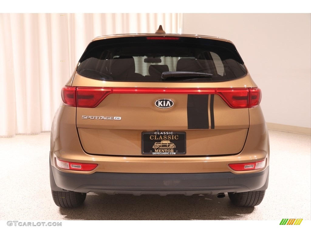 2017 Sportage LX - Burnished Copper / Black photo #16