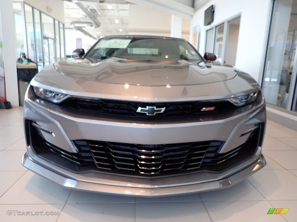 Satin Steel Metallic 2021 Chevrolet Camaro SS Convertible Exterior Photo #139612101