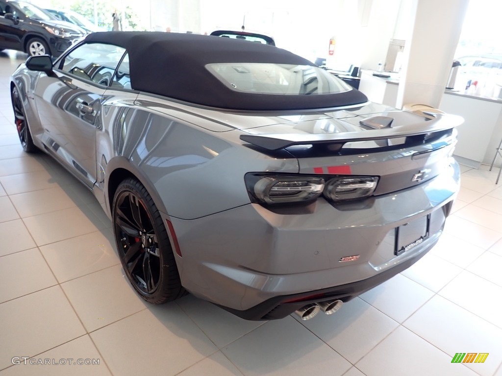 2021 Camaro SS Convertible - Satin Steel Metallic / Jet Black photo #7