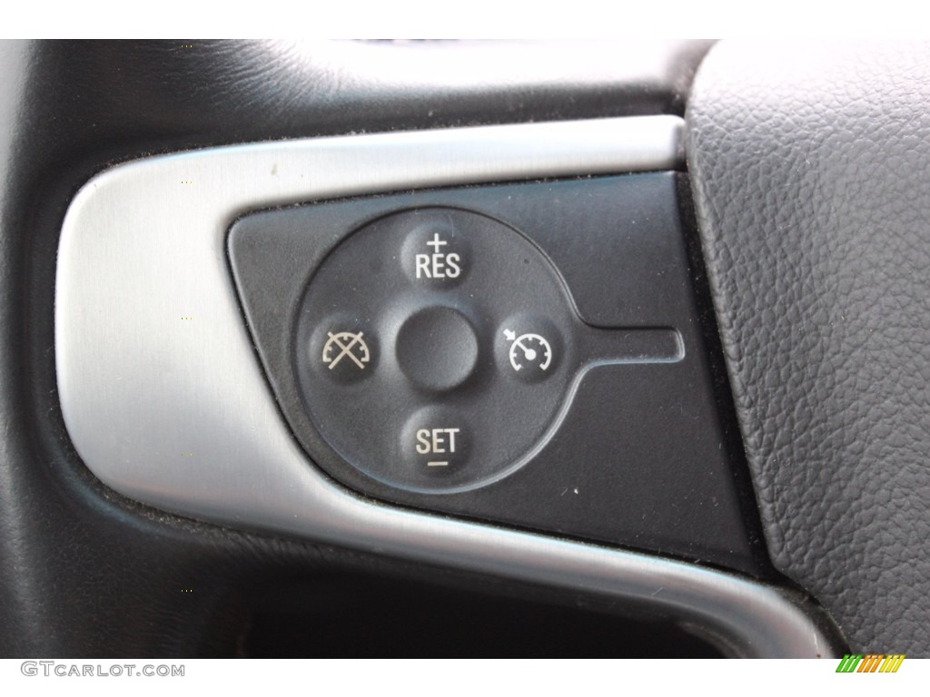 2016 GMC Sierra 3500HD SLE Crew Cab 4x4 Jet Black Steering Wheel Photo #139612842