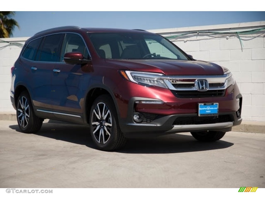 Deep Scarlet Pearl Honda Pilot