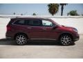 2021 Deep Scarlet Pearl Honda Pilot Elite AWD  photo #8