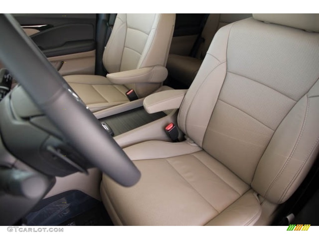 2021 Pilot Elite AWD - Deep Scarlet Pearl / Beige photo #24