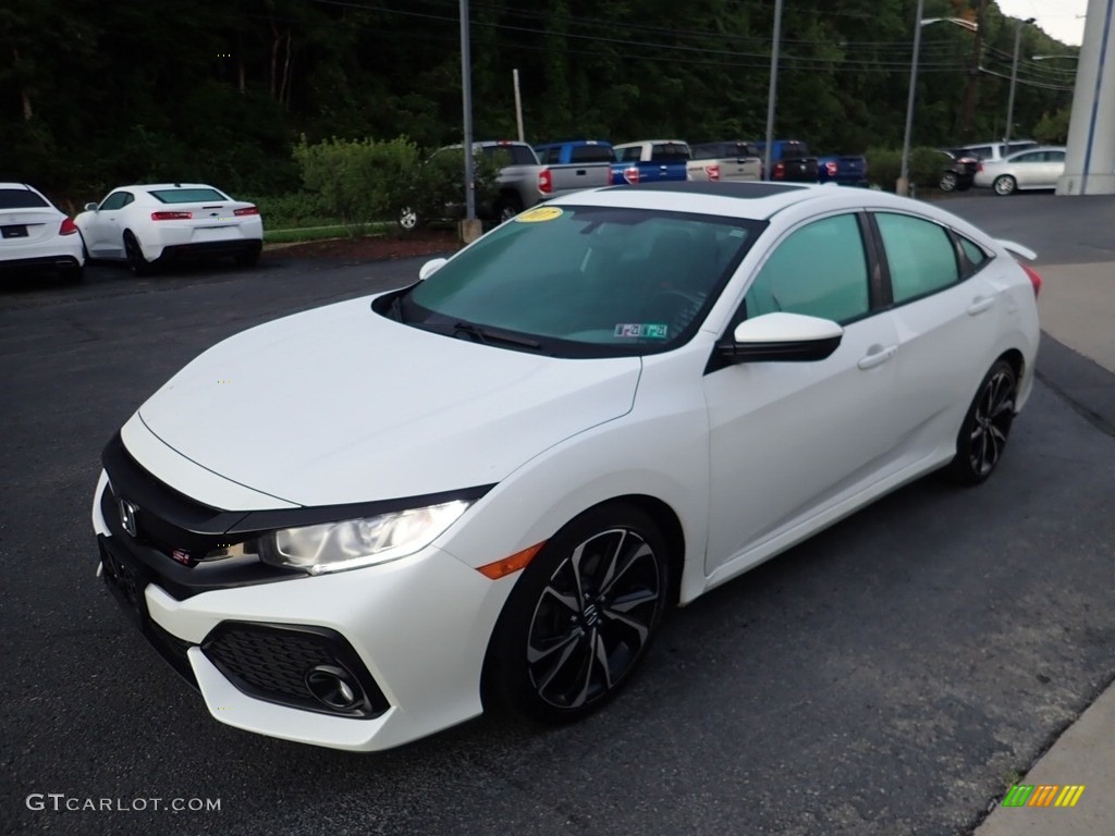 White Orchid Pearl 2017 Honda Civic Si Sedan Exterior Photo #139613800