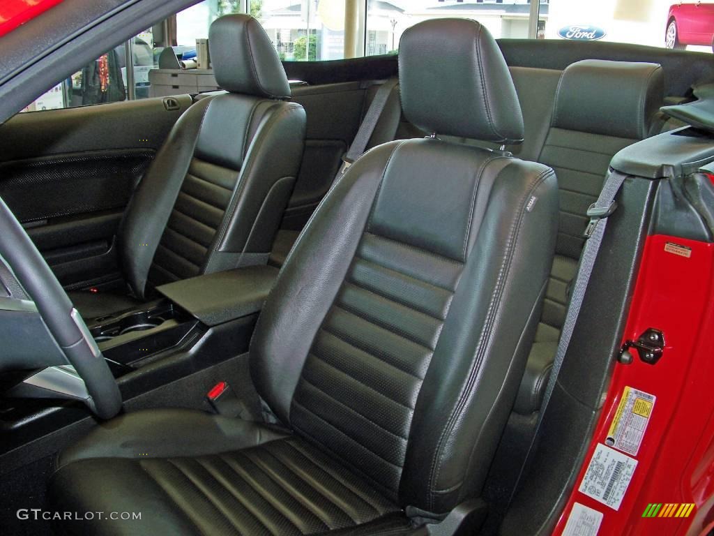 2008 Mustang GT Premium Convertible - Torch Red / Dark Charcoal photo #18