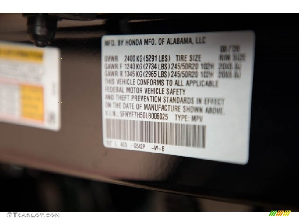 2020 Passport EX-L - Black Forest Pearl / Gray photo #38