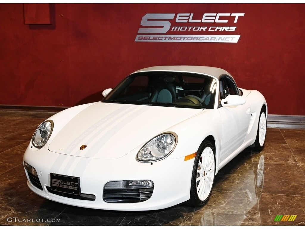 2008 Boxster S Limited Edition - Carrara White / Stone Grey photo #6