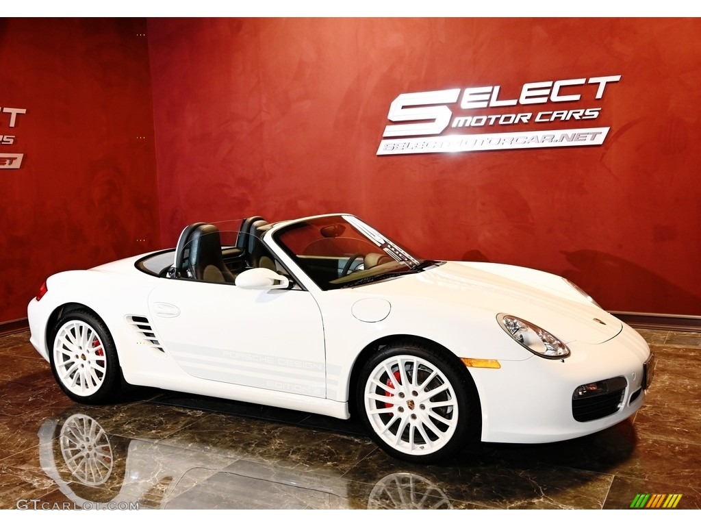 2008 Boxster S Limited Edition - Carrara White / Stone Grey photo #7