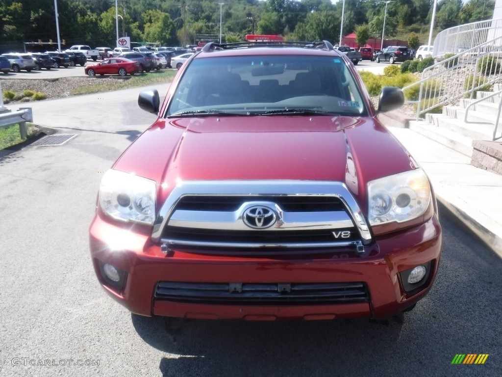 2008 4Runner SR5 4x4 - Salsa Red Pearl / Stone Gray photo #9