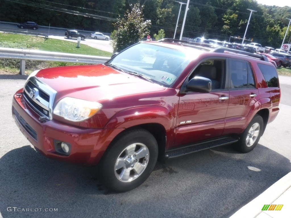 2008 4Runner SR5 4x4 - Salsa Red Pearl / Stone Gray photo #11