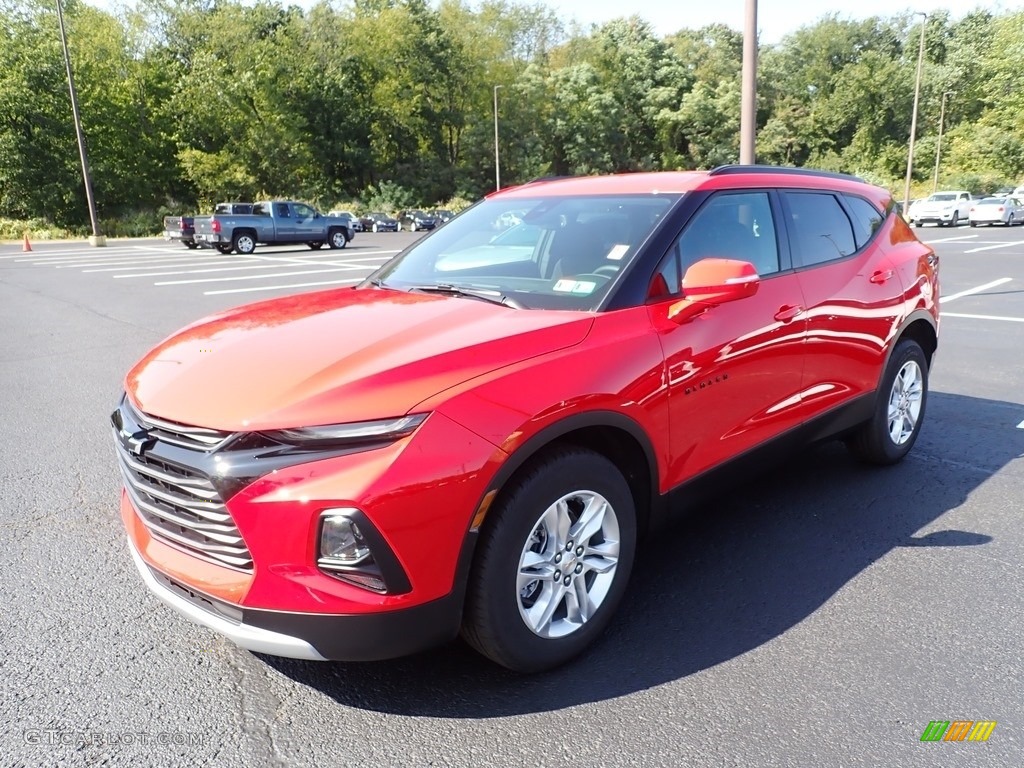 Red Hot 2021 Chevrolet Blazer LT AWD Exterior Photo #139615744