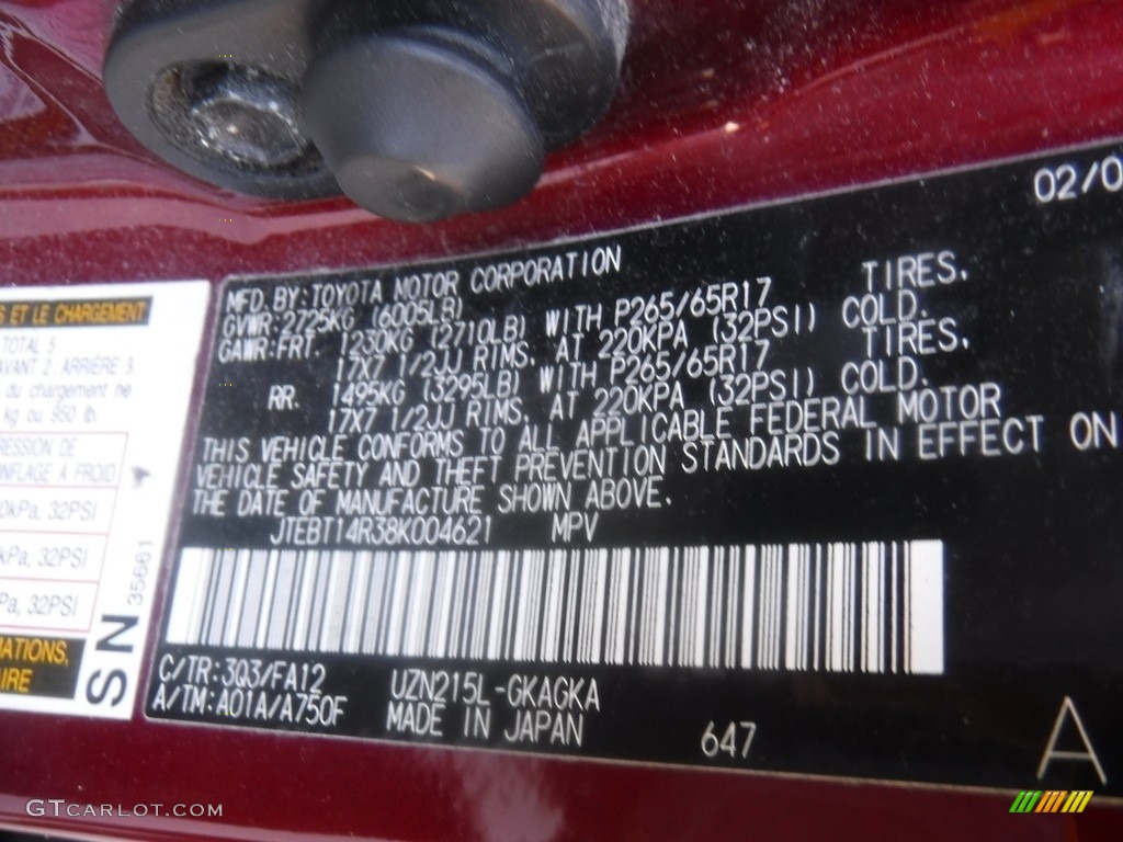 2008 4Runner SR5 4x4 - Salsa Red Pearl / Stone Gray photo #24