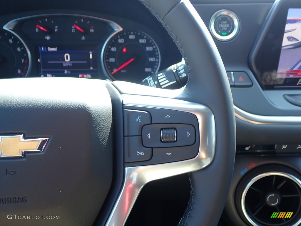 2021 Chevrolet Blazer LT AWD Jet Black Steering Wheel Photo #139616182