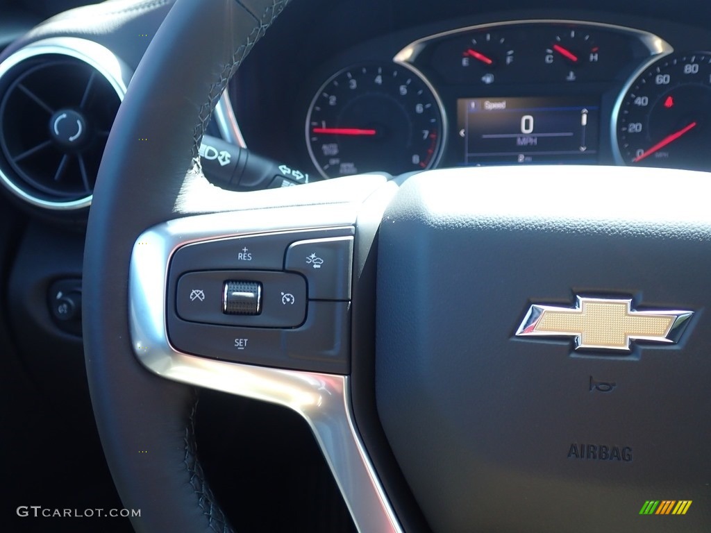 2021 Chevrolet Blazer LT AWD Jet Black Steering Wheel Photo #139616209