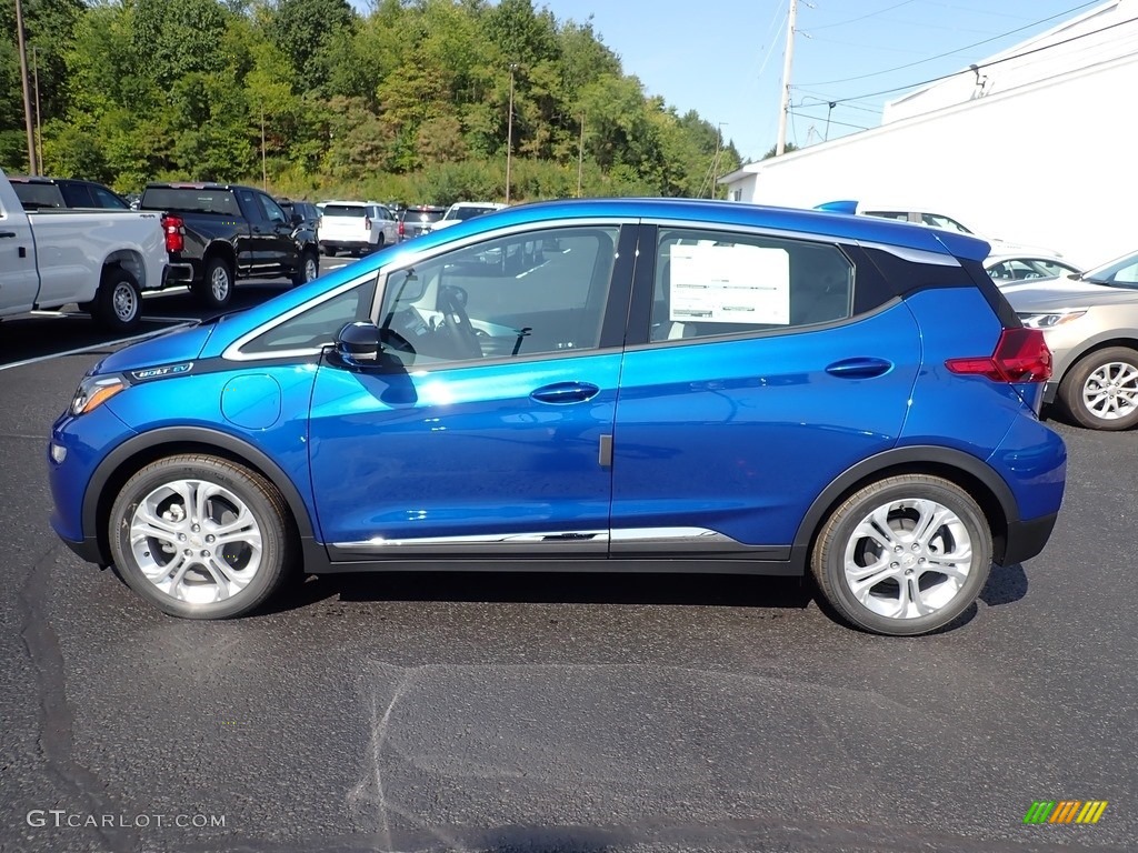 Kinetic Blue Metallic 2020 Chevrolet Bolt EV LT Exterior Photo #139616806