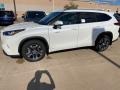 2020 Blizzard White Pearl Toyota Highlander Hybrid XLE AWD  photo #1