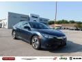 Cosmic Blue Metallic 2017 Honda Civic EX-T Sedan