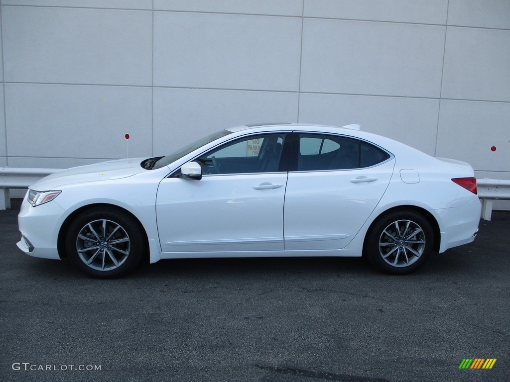 Platinum White Pearl 2020 Acura TLX Technology Sedan Exterior Photo #139619344