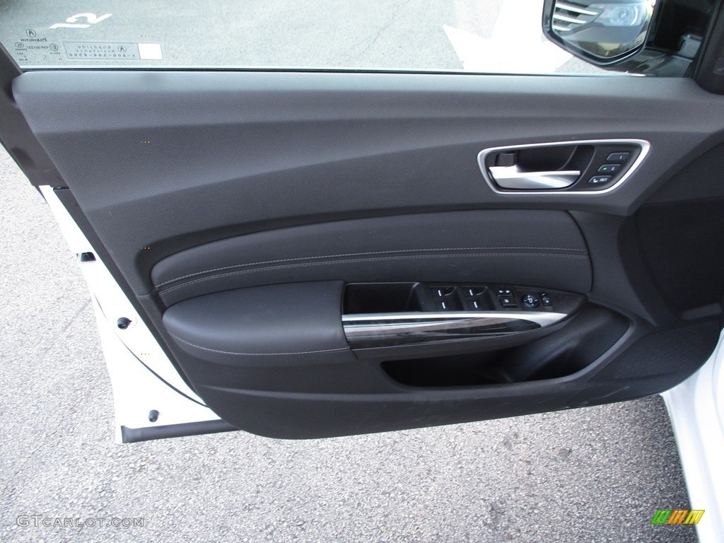 2020 Acura TLX Technology Sedan Ebony Door Panel Photo #139619542