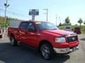 2005 Bright Red Ford F150 XLT SuperCrew 4x4  photo #1