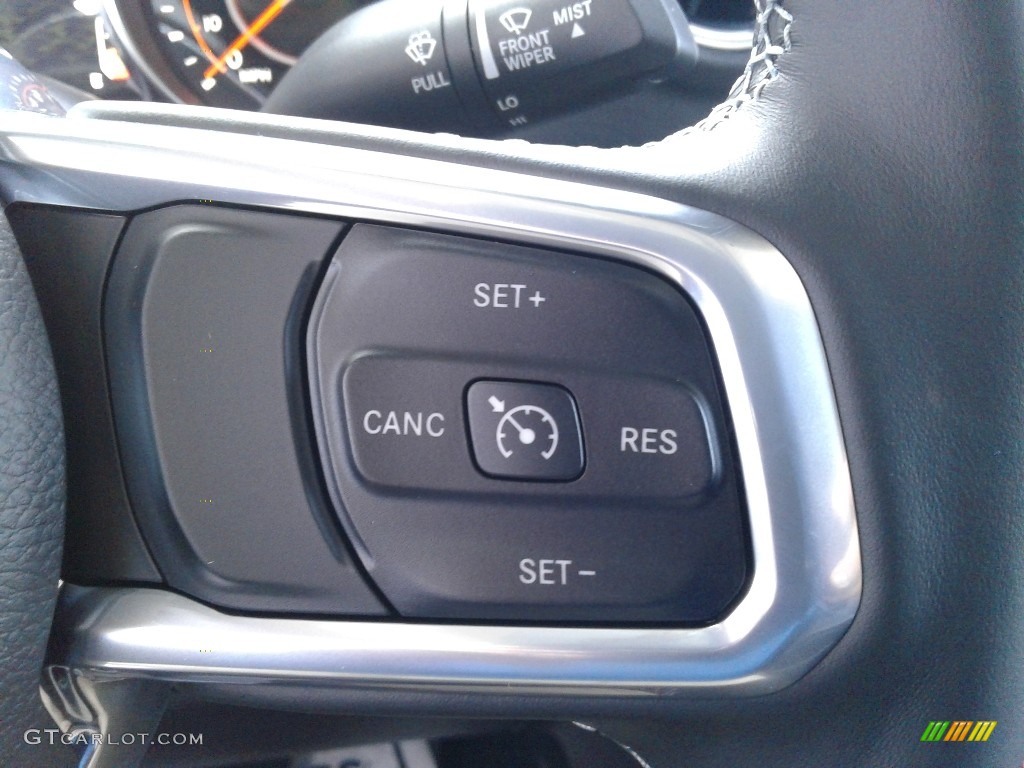 2021 Jeep Gladiator Overland 4x4 Black Steering Wheel Photo #139620502