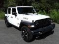 2021 Bright White Jeep Wrangler Unlimited Willys 4x4  photo #4