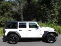 2021 Bright White Jeep Wrangler Unlimited Willys 4x4  photo #5