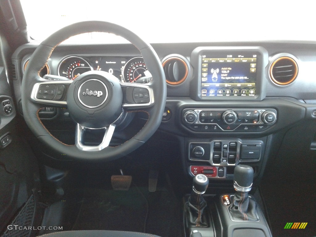 2021 Jeep Gladiator Mojave 4x4 Black Dashboard Photo #139621999