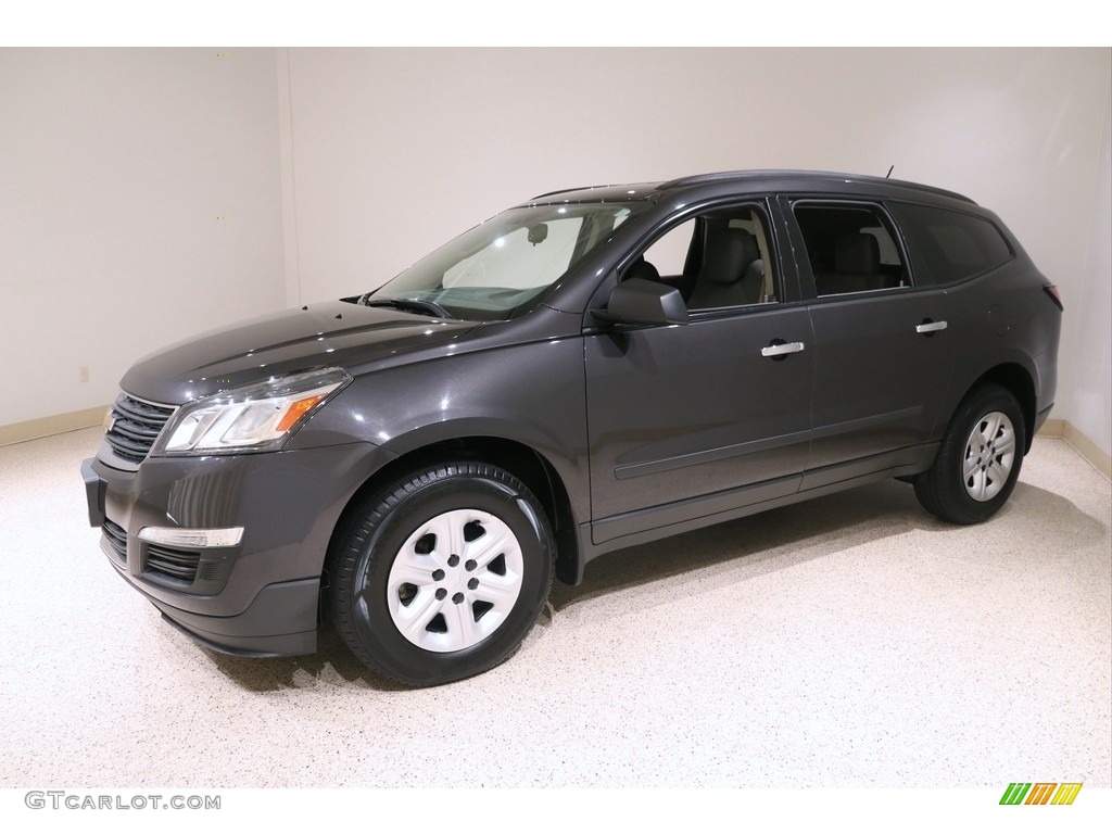 Tungsten Metallic 2013 Chevrolet Traverse LS Exterior Photo #139622394