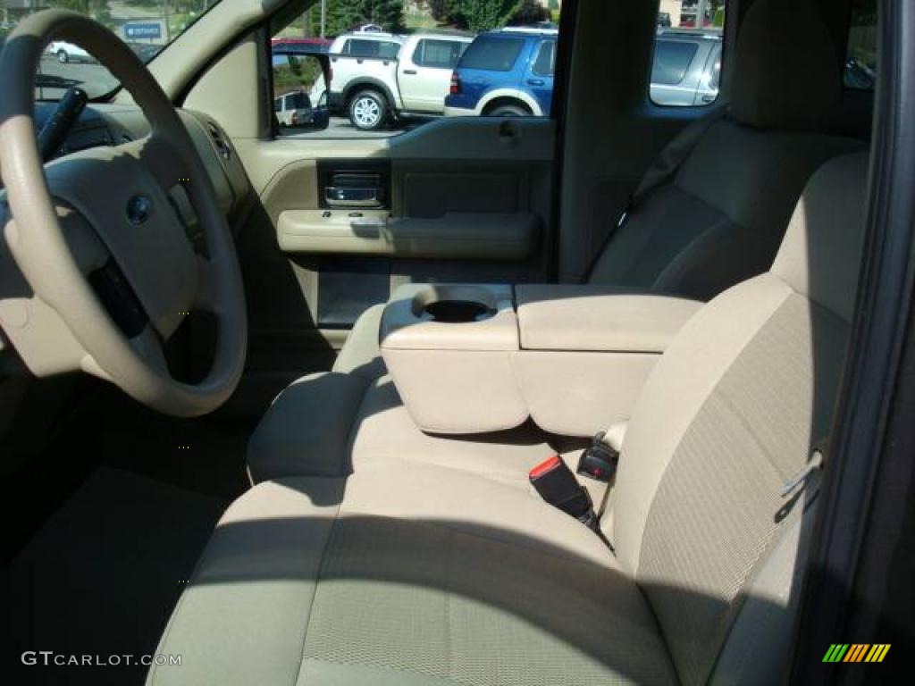 2006 F150 XLT Regular Cab - Dark Stone Metallic / Tan photo #10